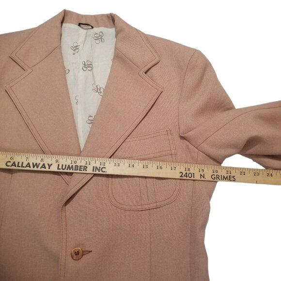 Vintage 1970s LEVI’S Panatela Jacket Sports Coat Size 40 Polyester - Picture 5 of 10
